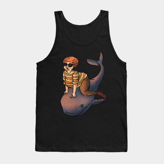 Whale Water vehicle Tank Top by Translucia